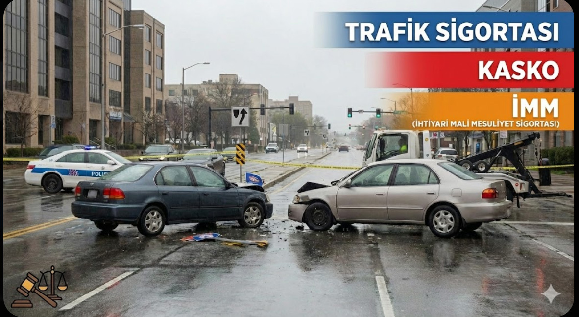 ZMMS (Trafik Sigortası-Zorunlu Mali Mesuliyet Sigortası), İMMS (İhtiyari Mali Mesuliyet Sigortası), KASKO Nedir?